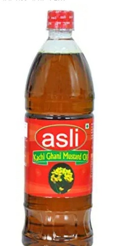 100% Natural And Pure Asli Kachi Ghani Mustard Oil 1 Kg With 1 Year Shelf Life