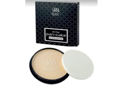 Smooth Texture Beauty Berry Compact Pan Cake Face Powder With Oil Free And Waterproof 