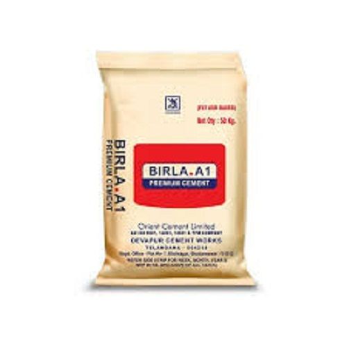 Grey Birla A1 Premium Cement With Initial Setting Time 30 Minutes And So3 3.6%