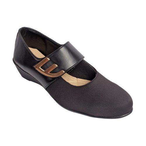 Black Brown Color Ladies Formal Shoes With All Sizes Available And 300Gm Weight