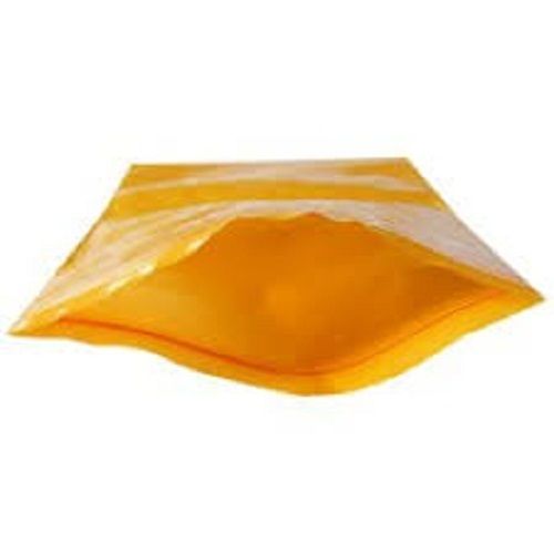 Easy To Use Light Weight Easy To Carry Waterproof Plastic Yellow Poly Zipper Bags