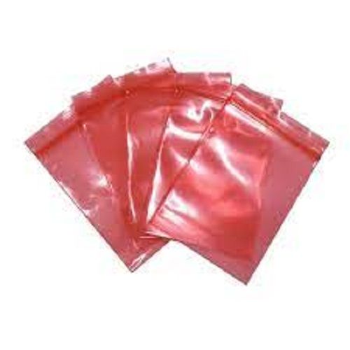 Eco-Friendly Water-Proof Recyclable Red Polypropylene Zip Lock Bags