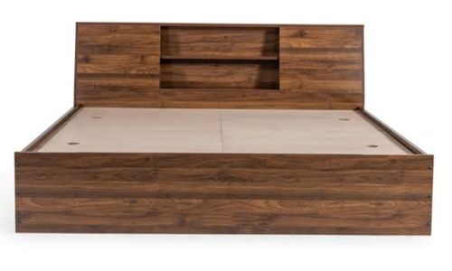 Painted Fine Finish Brown Color Designer Wooden Double Bed For Bedroom