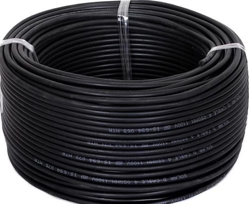 Gvd Pvc & Fr Insulated 1Mm 45Mm Black Color Single Core Flexible Copper Wires And Cables  Cable Capacity: 28 A Ampere (Amp)