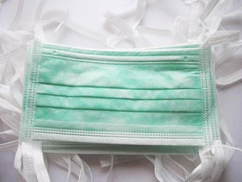 Light Green Disposable Adjustable And Breathable Surgical Face Mask For Unisex