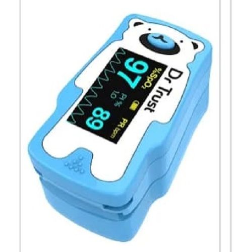 Plastic; Spo2 Measurement Range:Measurement Range 70-99% Long Shelf Life Automatic Blue And White Color Digital Fingertip Pulse Oximeter