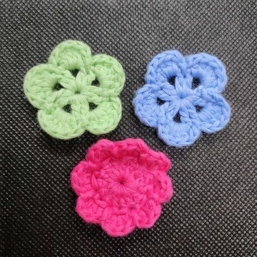 Solid Small Knitted Cotton Applique for Dress and Clothes