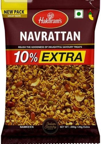 100% Tasty Crunchy Crispy And Delicious Haldirams Navrattan Relish Namkeen Carbohydrate: 41. Percentage ( % )