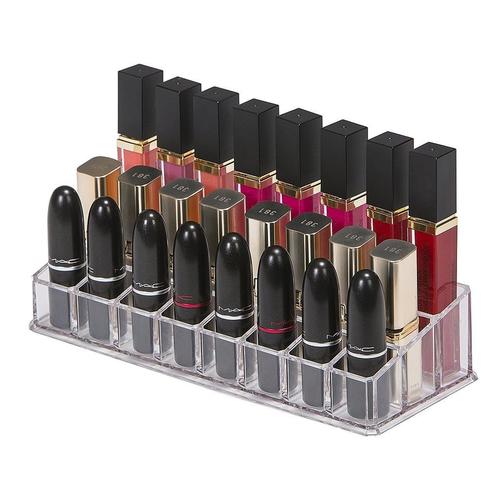 24 Cavity High Qualified Glossy Look And Matt Finish Ps Eco-Friendly Material Lipstick 