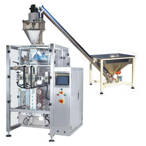 Silver 350 Kg Stainless Steel Polished Automatic Powder Packing Machine