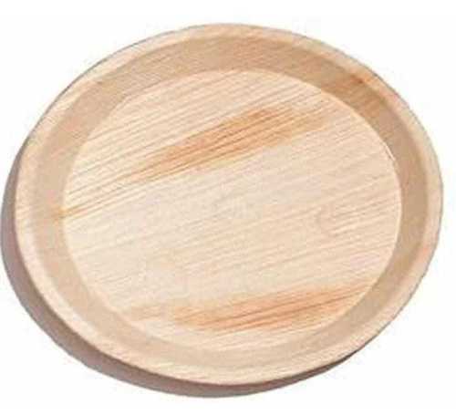 8 इंच ब्राउन इको फ्रेंडली और कम्पोस टेबल लाइट वेट डिस्पोजेबल राउंड पेपर प्लेट का आकार: 8 इंच