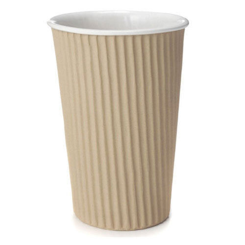 Biodegradable Brown Paper Cup With Anti Leakage Properties 250 Ml