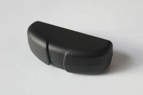 Black Colour Oval Shape Abs Plastic Pp Plain Goggles Case