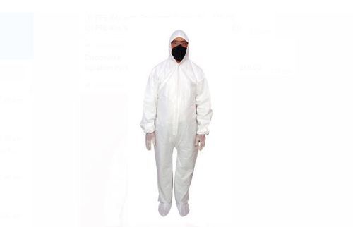 Free Size Adjustable And Disposable Isolation Personal Protective Coverall Suit Water Proof: No