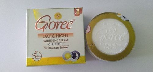 Goree Day And Night Face Whitening Cream With Oil Free Properties & 5 Days Recovery 