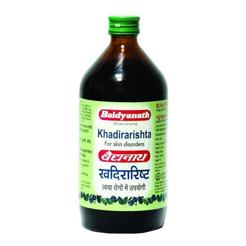 Herbal Baidyanath Khadirarishta Syrup for Skin Disorder