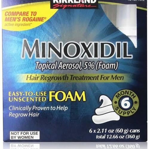 Rogaine 5 Mens Minoxidil Unscented Foam Hair Regrowth For Three Month  Packaging Size 3 Bottles