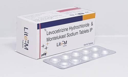 Levocetirizine Hydrochloride And Montelukast Sodium Lite M Tablets