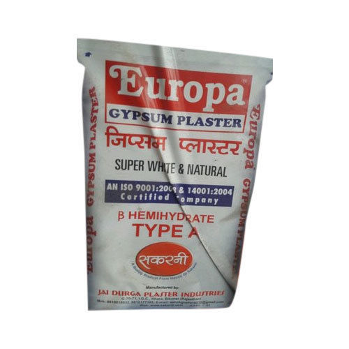 Sakarni Europa Hemihydrate Type A Gypsum Plaster Super White And Natural Pop Usage: Construction