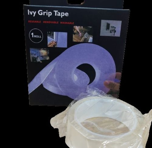 Transparent Reusable Removable And Washable Ivy Grip Tape Roll For Industrial Uses