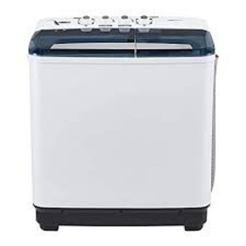 White And Blue Color 8 Kg Semi-Automatic Washing Machine With Heavy Wash Function