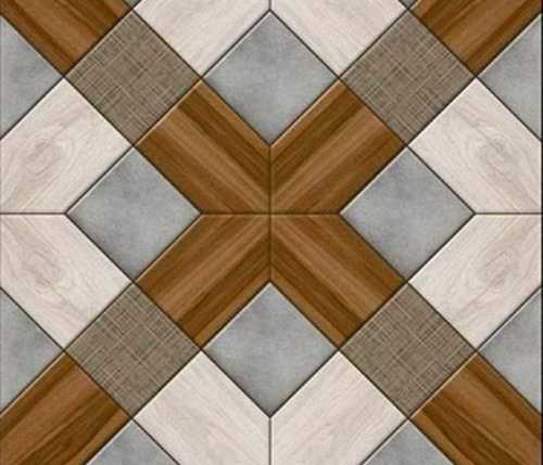 White And Brown Ceramic Floor Tiles Used In Interior And Exterior