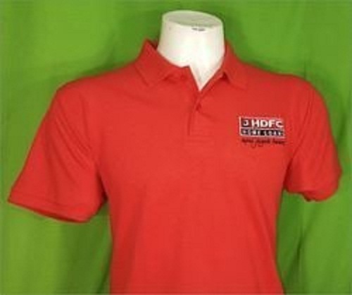 100% कॉटन रेड कलर पुरुषों की कैज़ुअल टी-शर्ट, हाफ स्लीव्स, राउंड नेक, और पहनने में आरामदायक आयु समूह: 19