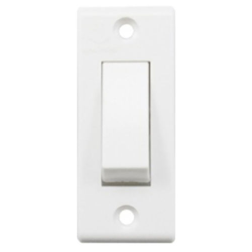 20g White Color 6a Modular Plastic Electrical Switch, 230 Volt