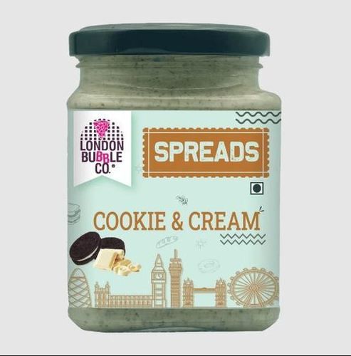 Instant Mixes 250 Gm Delicious Flavor Bread Spread Cookie And Cream Flavour Energy 556 Kcal