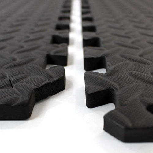 Black Rubber Flooring For Indoor With Max Thickness 100 mm