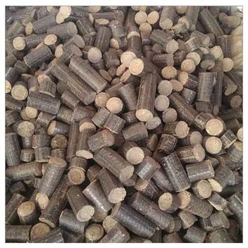 Briquette Brown Color Round Shape Bio Coal Briquettes, Least Content Of Sulfur