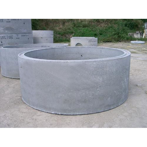 Easy To Install And Maintenance Less Concrete Gray Precast Septic Tanks