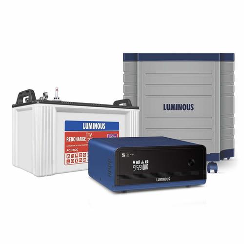 Inverter Battery Combo With Trolley For (Luminous)