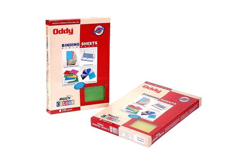 ODDY BINDING SHEETS BSA3.CL BLUE (PACK OF 100 SHEETS)