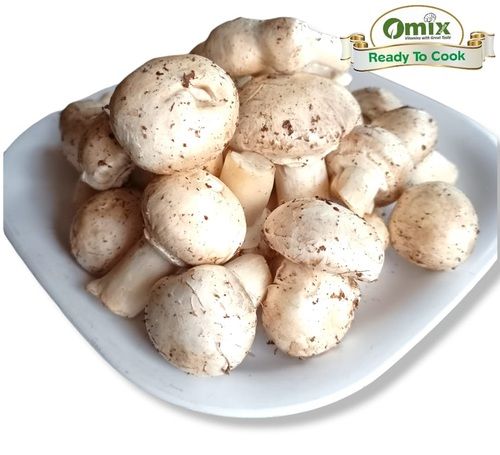 Organic Fresh White Button Mushrooms With Excellent Source Of Iron And Low In Claorie Processing Type: Raw