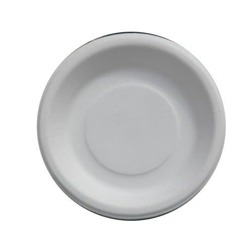 White Round Biodegradable Disposable Paper Plate With High Weight Bearing Strength