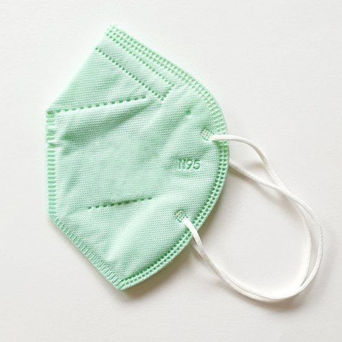 Washable Covid Protection N95 Mask For Pm 2.5 Protection, Reusable, Dust Protection, Light Green Color