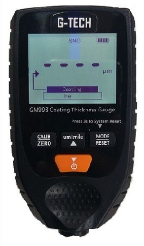 Aaa Battery Operated Portable Handheld Digital Coating Thickness Meter Range: 0~1500Um