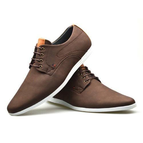 Breathable Casual Wear Low Heel Shoes For Mens With Round Toe And Brown And  White Color at Best Price in Saharanpur | Neelkanth Shoes