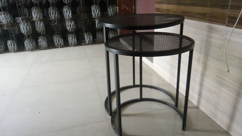 Durable And Long Lasting With Perfect Look Iron Pipe Coffee Table For Home And Restaurant (Black)