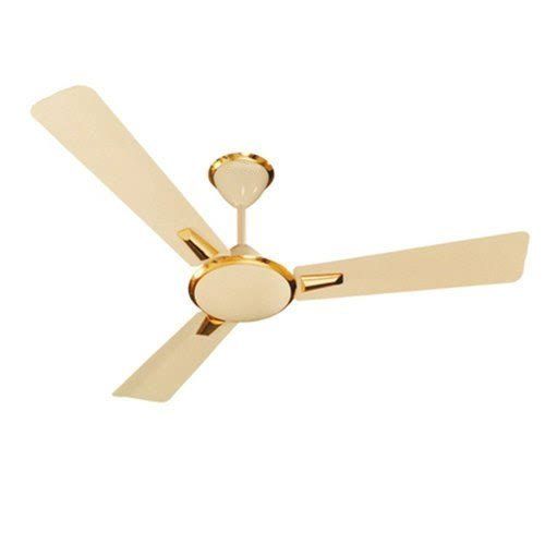 Cream Electrical 3 Blade Ceiling Fans For Home And Hotel