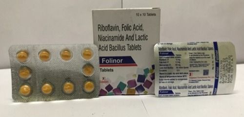 Folic Acid & Riboflavin & Niacinamide & Lactic Acid Tablet
