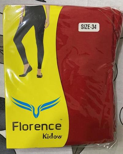 Red Plain Comfortable Churidaar Women Leggings With 34 Inch Size And Cotton  Material at Best Price in Ahmedabad