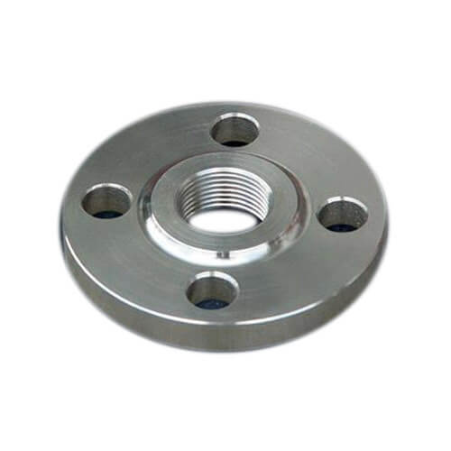 Round Hot Rolled Stainless Steel Threaded Flanges Application: Industrial