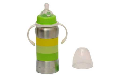 Various Silver Color Round Shape Baby Feeding Bottle