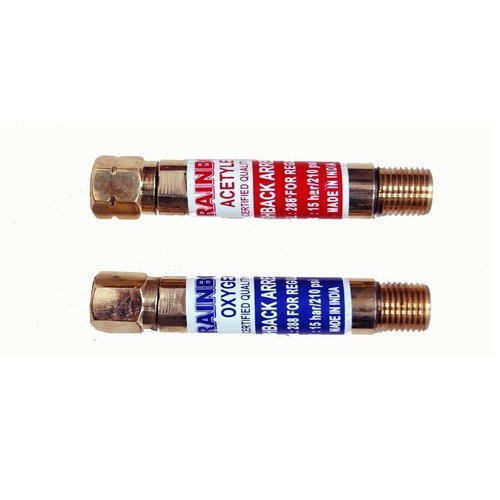 Brass 100-125 Mpa Flash Back Arrestor Used In Welding Machine