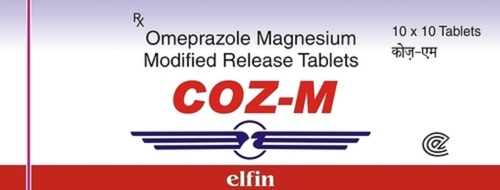 Coz-M Omeprazole Magnesium Modified Release Tablets - 10X10 Blister Pack General Medicines