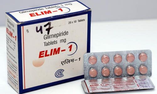 Glimepiride 1 MG Tablets For Type-2 Diabetes - 20x10 Blister Pack