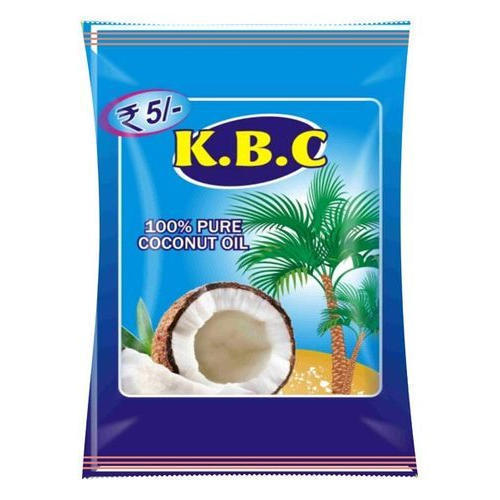 Kbc 100% Pure Coconut Hair Oil Pouch With 3-6 Months Shelf Life