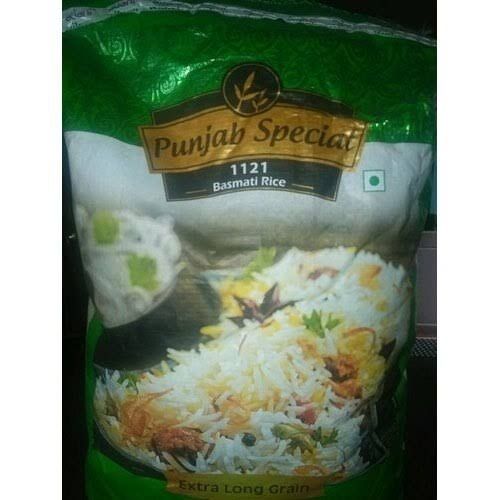 Punjab Special 1121 Basmati Rice Extra Long Grain For Cooking (10 Kg Bag) Admixture (%): 14%